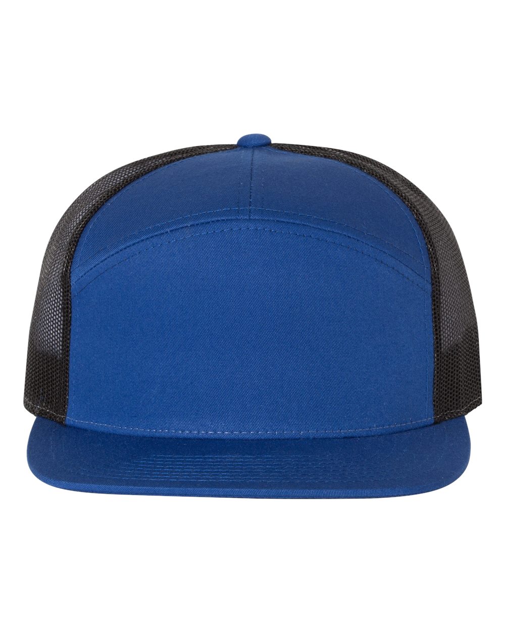 Richardson 168 Seven-Panel Trucker Hat – Royal/Black