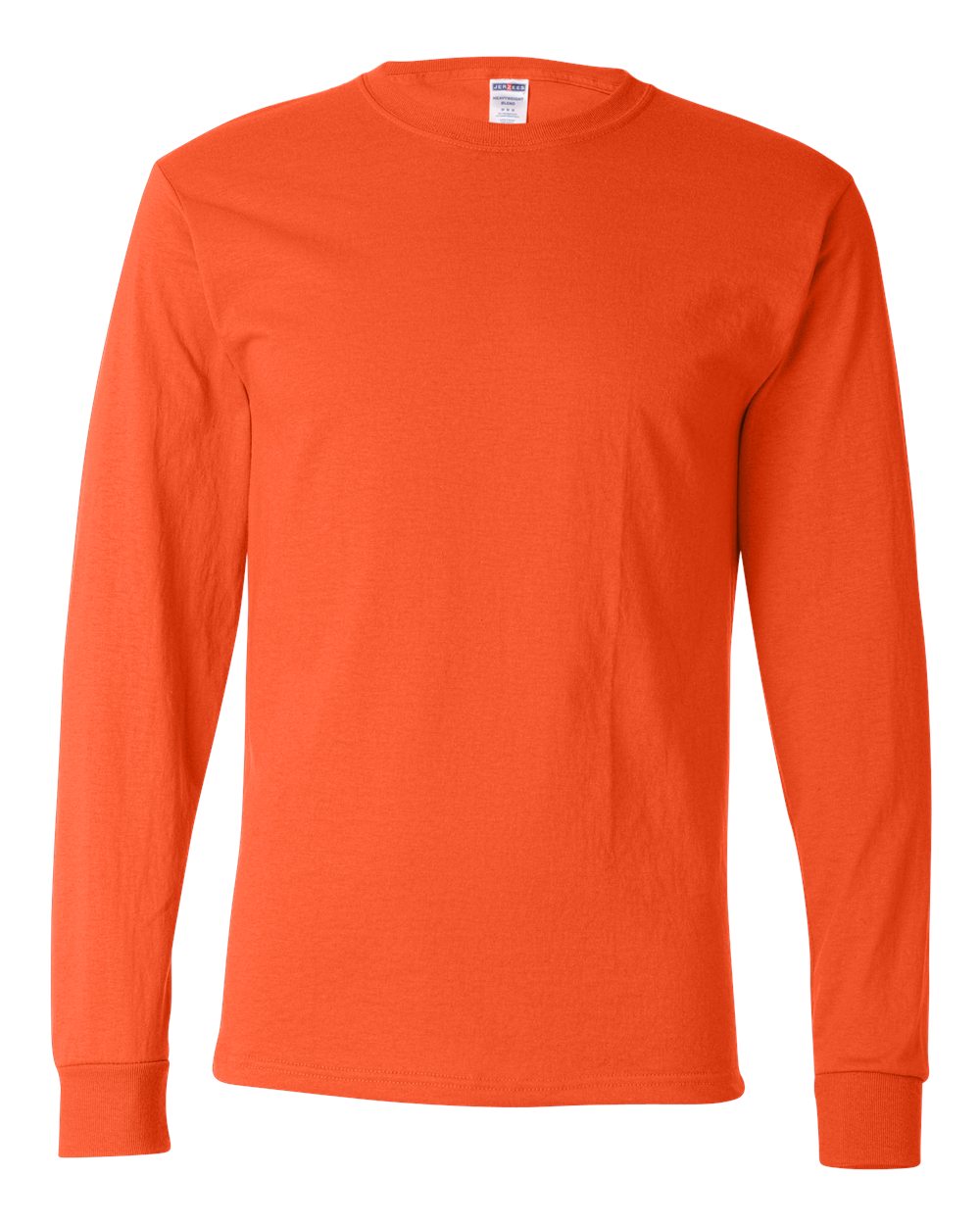 JERZEES 29LSR Dri-Power Long Sleeve 50/50 T-Shirt – Burnt Orange