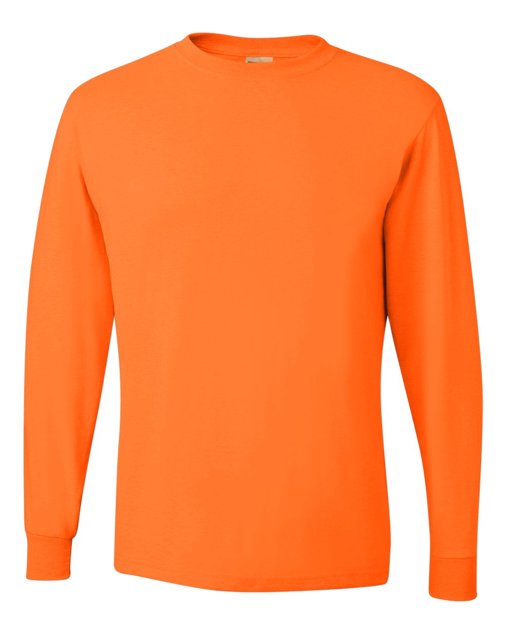 JERZEES 29LSR Dri-Power Long Sleeve 50/50 T-Shirt – Safety Orange