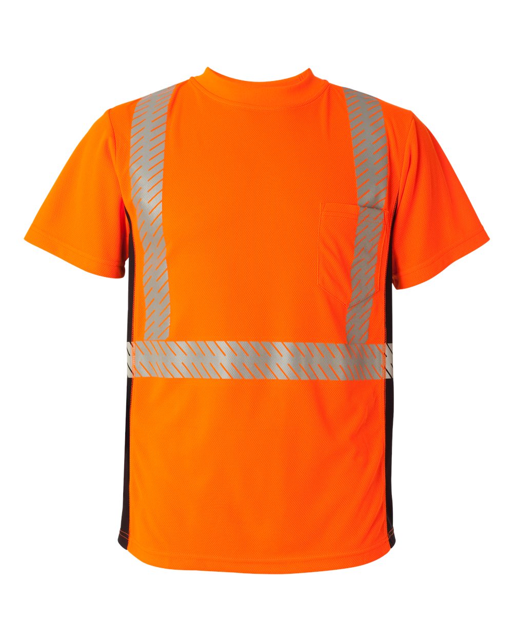 Kishigo 9114 Black Series Breathable Tape Class 2 T-Shirt – Orange