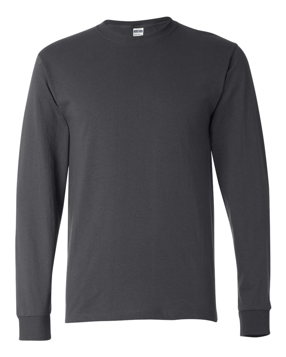 JERZEES 29LSR Dri-Power Long Sleeve 50/50 T-Shirt – Charcoal Grey