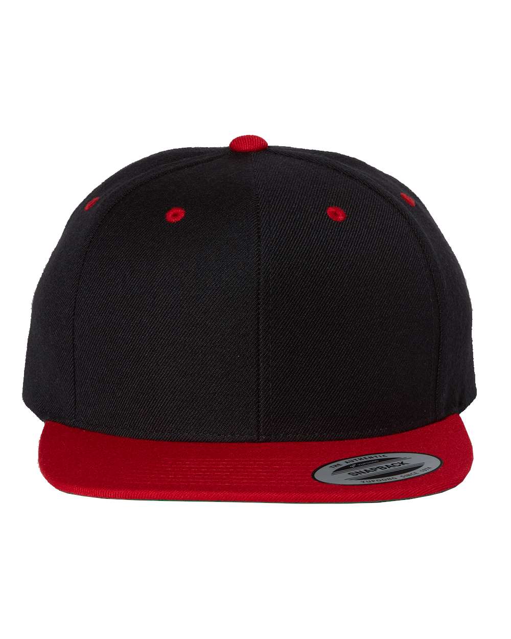 YP Classics 6089M Premium Flat Bill Snapback – Custom Embroidered