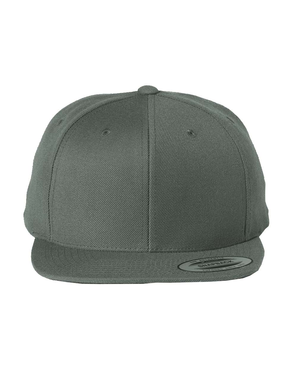 Yupoong 6089M Premium Snapback Hat – Dark Grey