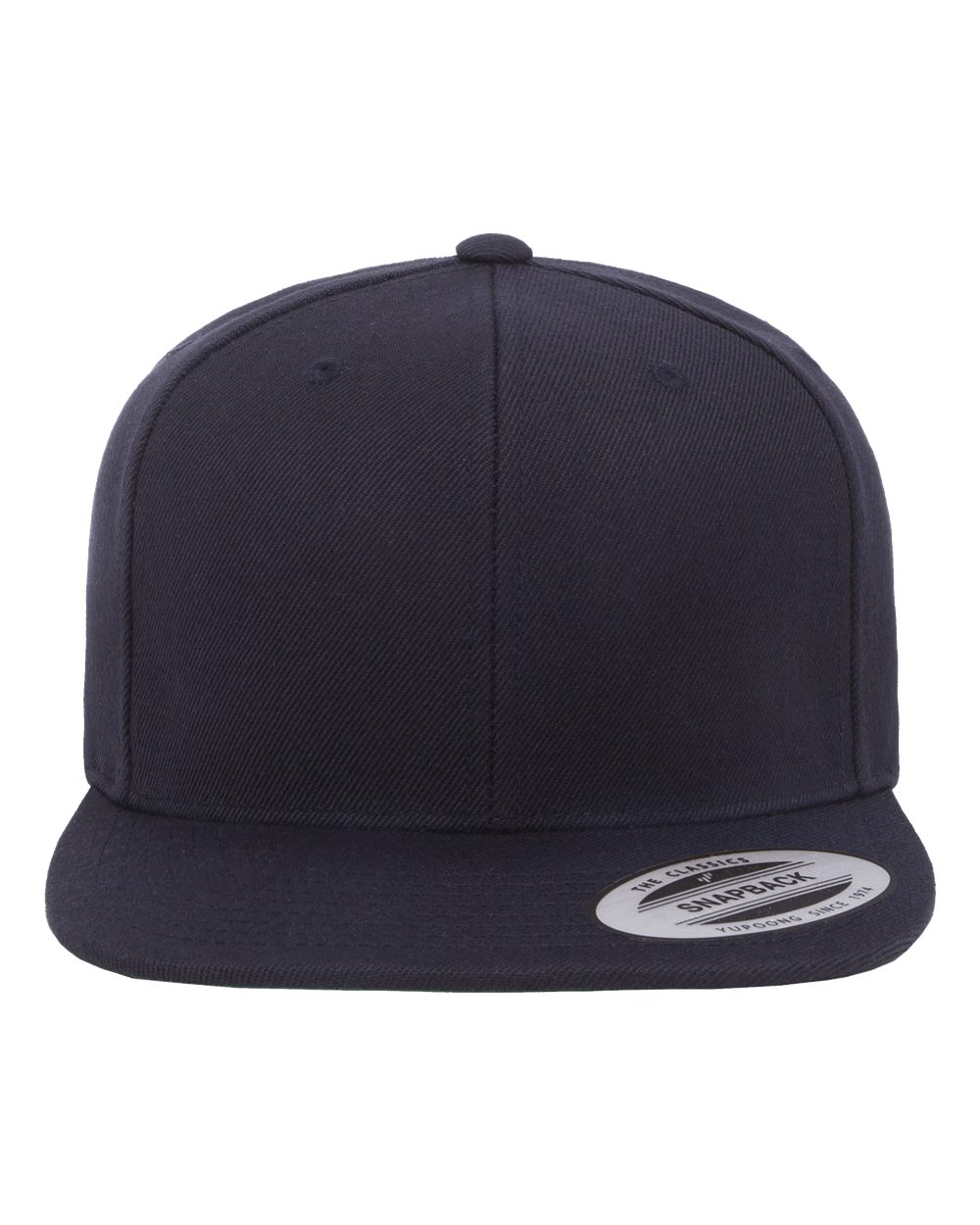 Yupoong 6089M Premium Snapback Hat – Dark Navy