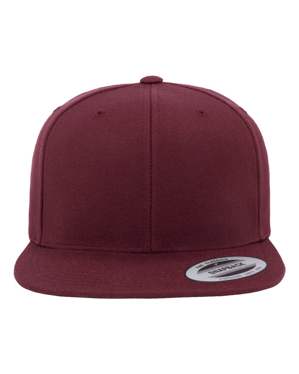 YP Classics 6089M Premium Flat Bill Snapback – Custom Embroidered