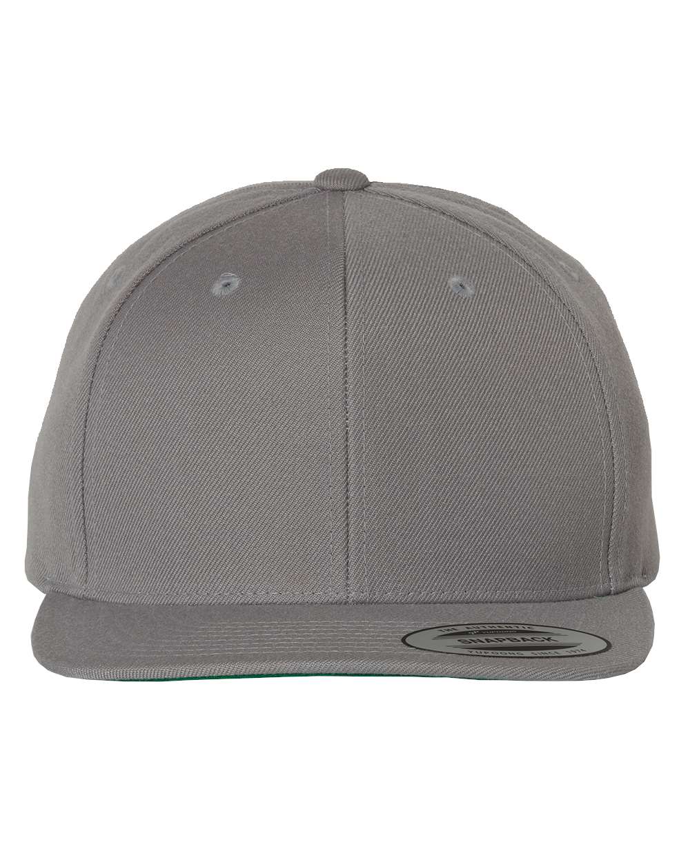 Yupoong 6089M Premium Snapback Hat – Silver