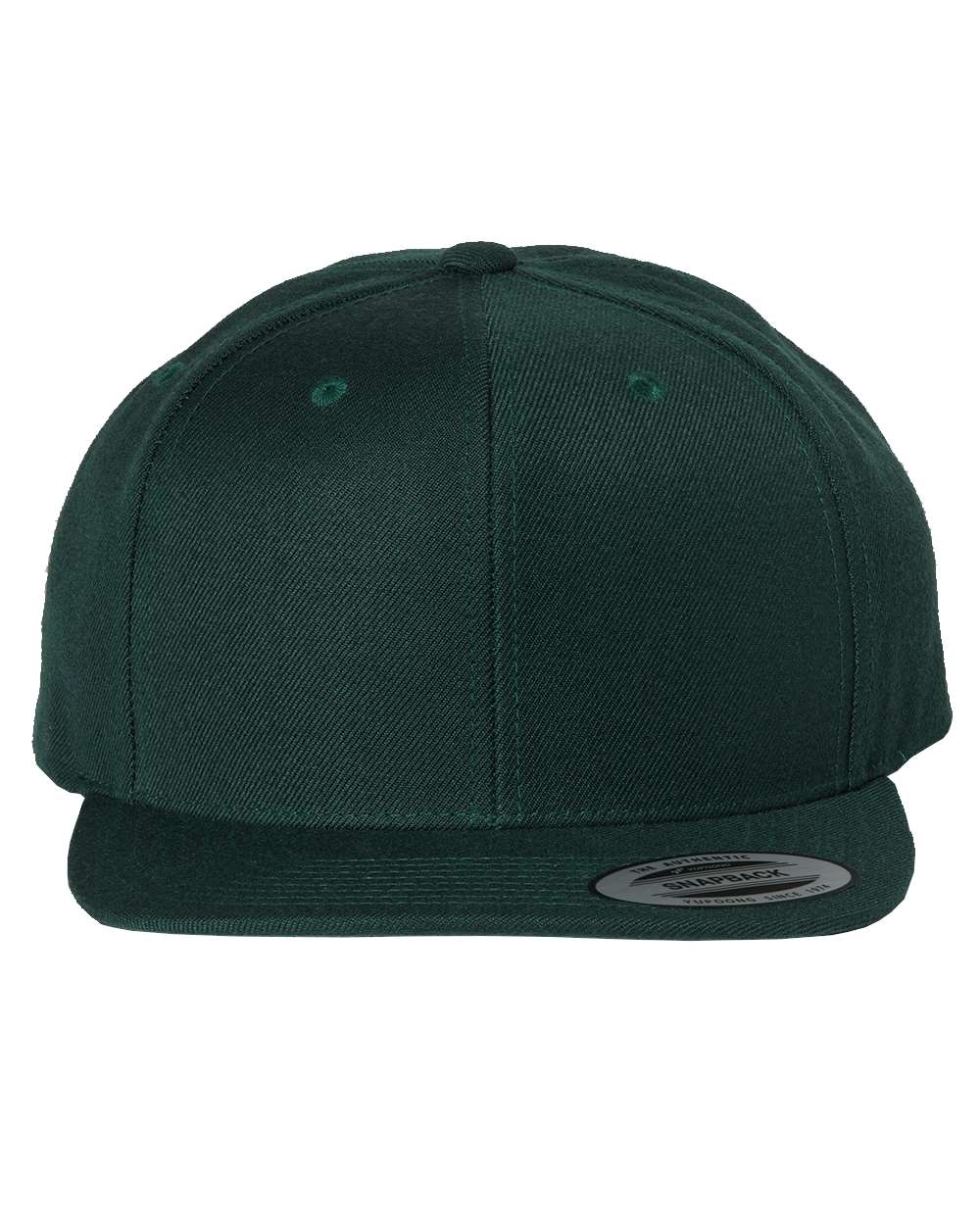 YP Classics 6089M Premium Flat Bill Snapback – Custom Embroidered