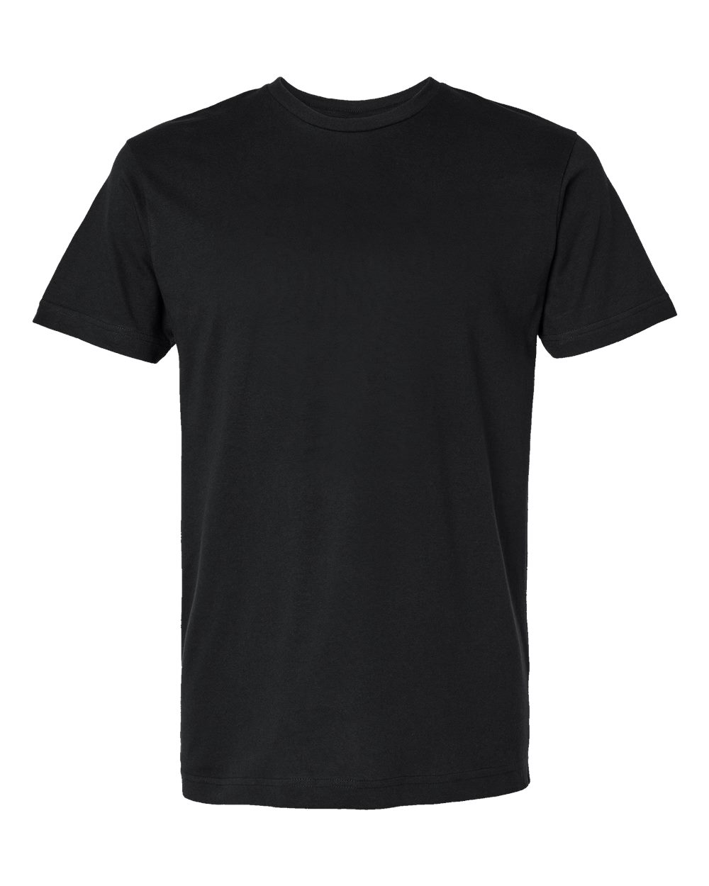 LAT 6901 Fine Jersey Tee – Black