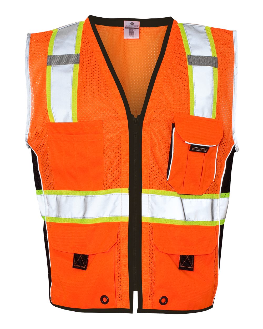 Kishigo 1513 Black Series Heavy-Duty Safety Vest – Custom Embroidered