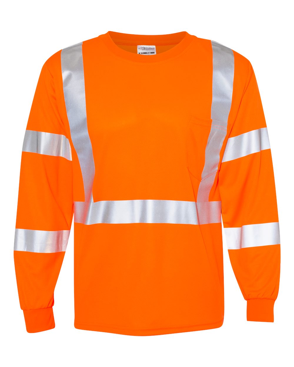 Kishigo 9145 Long Sleeve Class 3 Hi-Vis T-Shirt – Orange