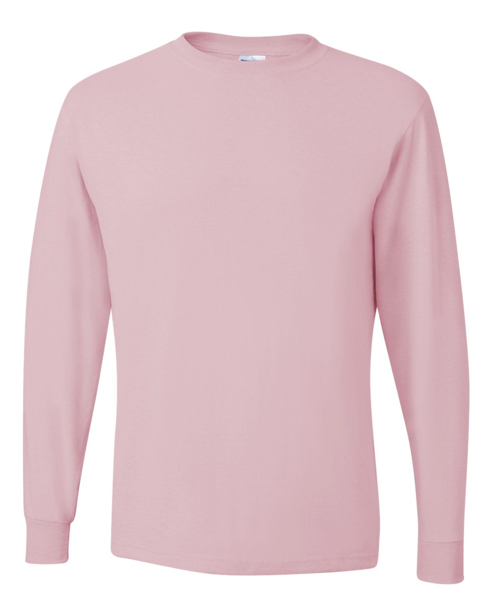 JERZEES 29LSR Dri-Power Long Sleeve 50/50 T-Shirt – Classic Pink