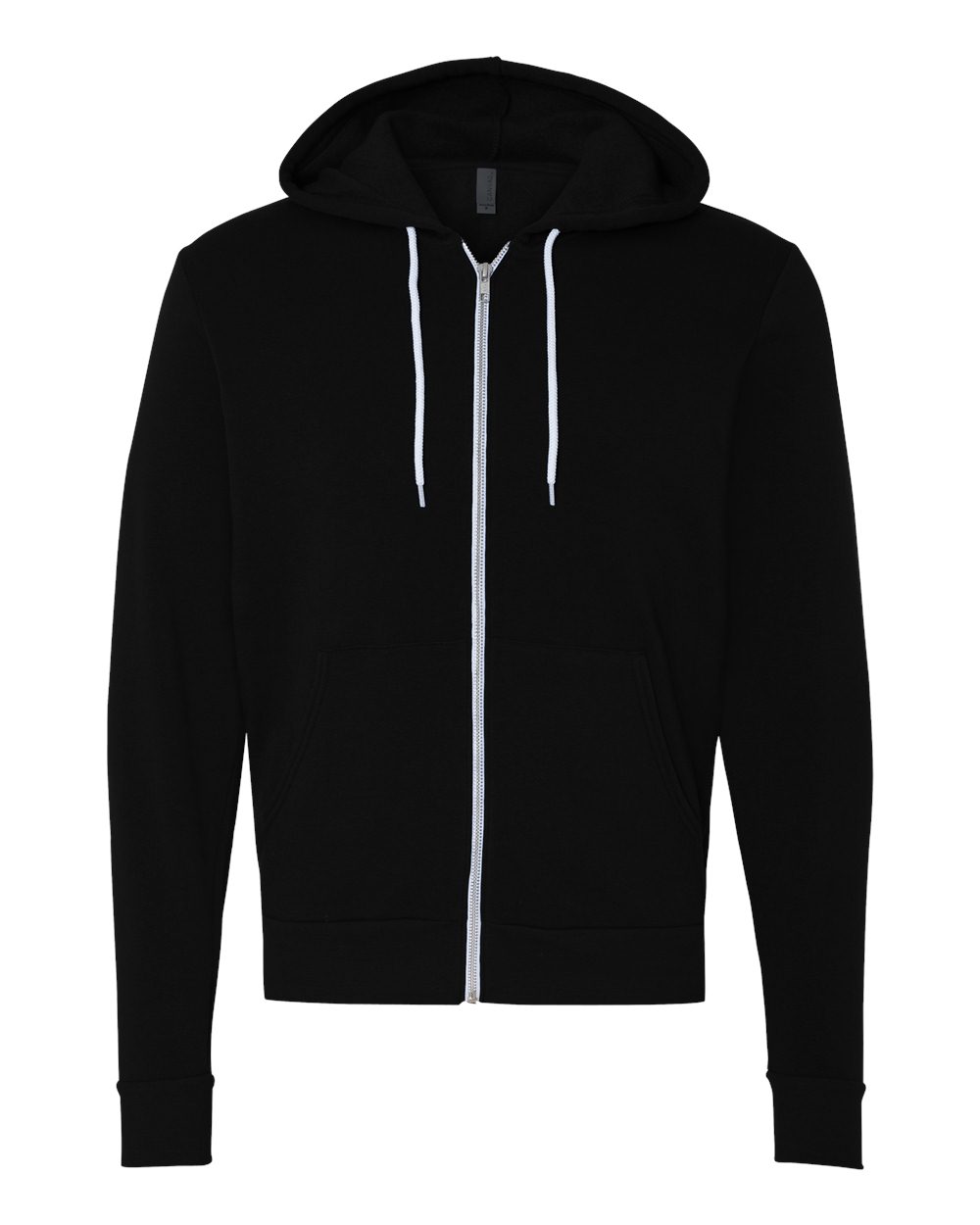 BELLA+CANVAS 3739 Fleece Full-Zip Hoodie – Custom Embroidered