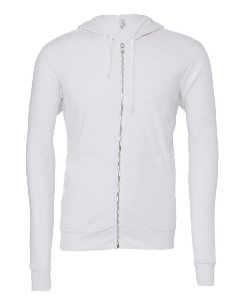 BELLA+CANVAS 3739 Fleece Full-Zip Hoodie – Custom Embroidered