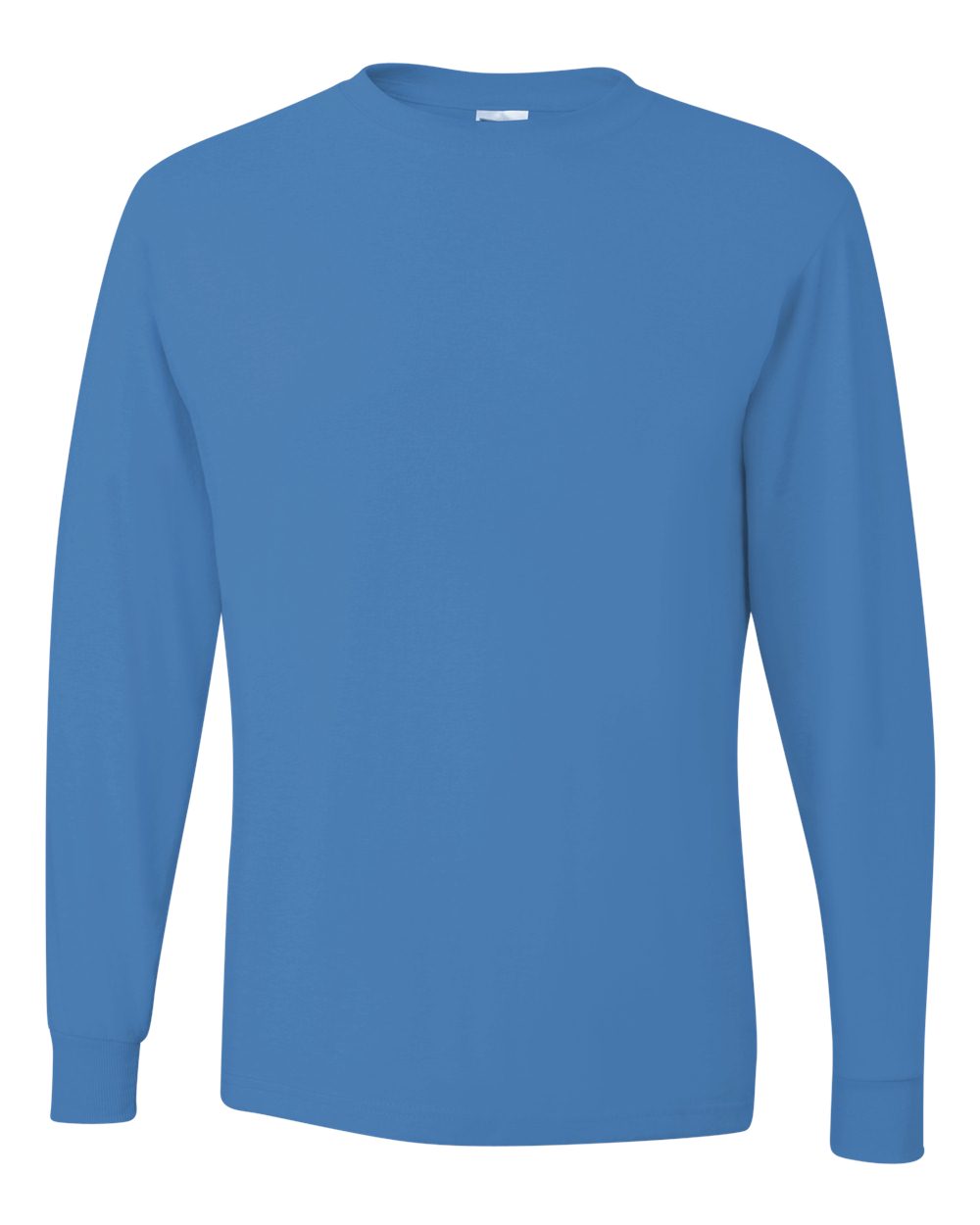 JERZEES 29LSR Dri-Power Long Sleeve 50/50 T-Shirt – Columbia Blue