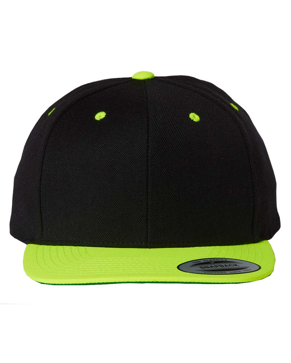 YP Classics 6089M Premium Flat Bill Snapback – Custom Embroidered