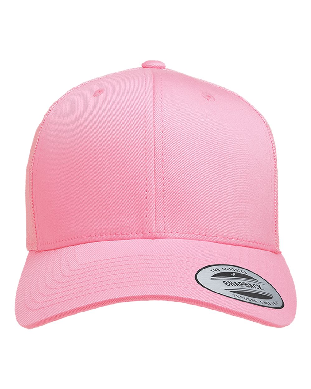 Yupoong 6606 Retro Trucker Cap – Pink