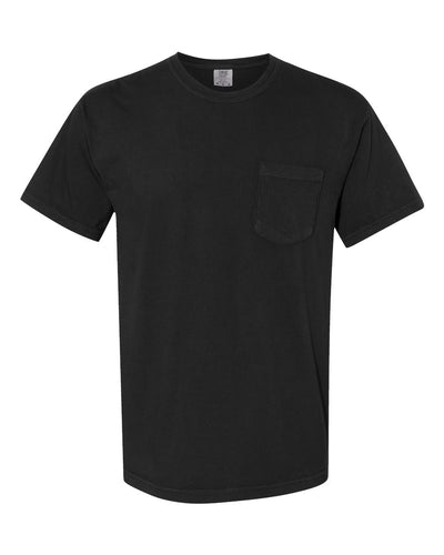 Comfort Colors 6030 Garment-Dyed Pocket Tee – Custom Embroidered