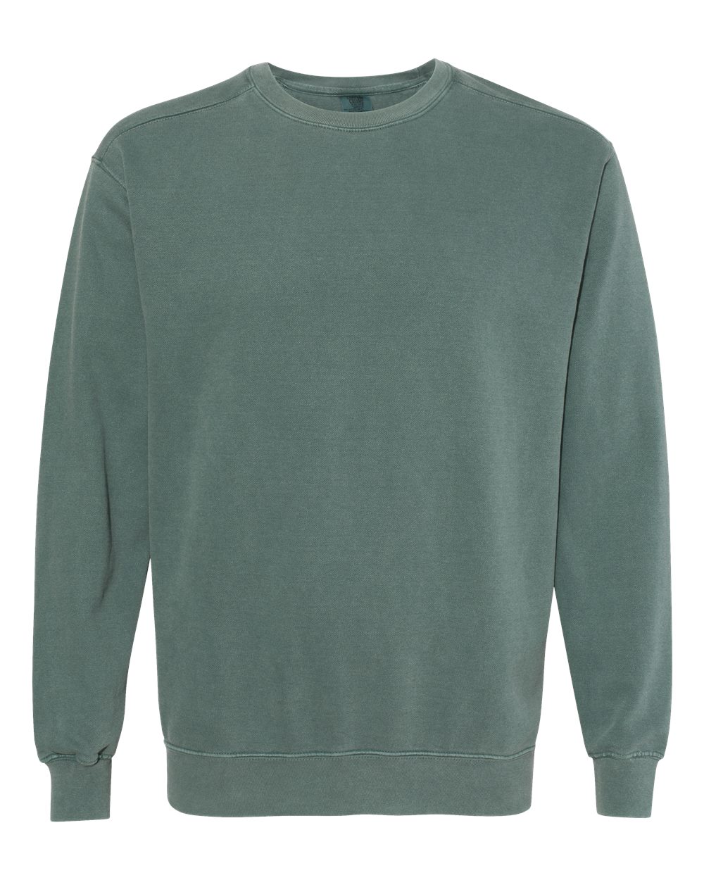 Comfort Colors 1566 Garment-Dyed Crewneck Sweatshirt – Blue Spruce