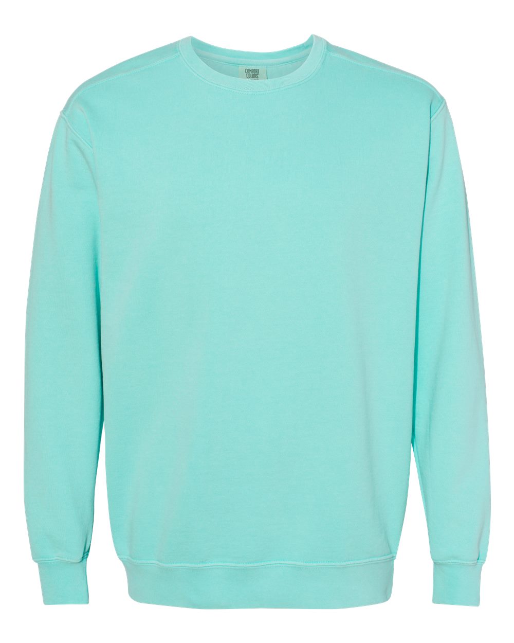 Comfort Colors 1566 Garment-Dyed Crewneck Sweatshirt – Chalky Mint