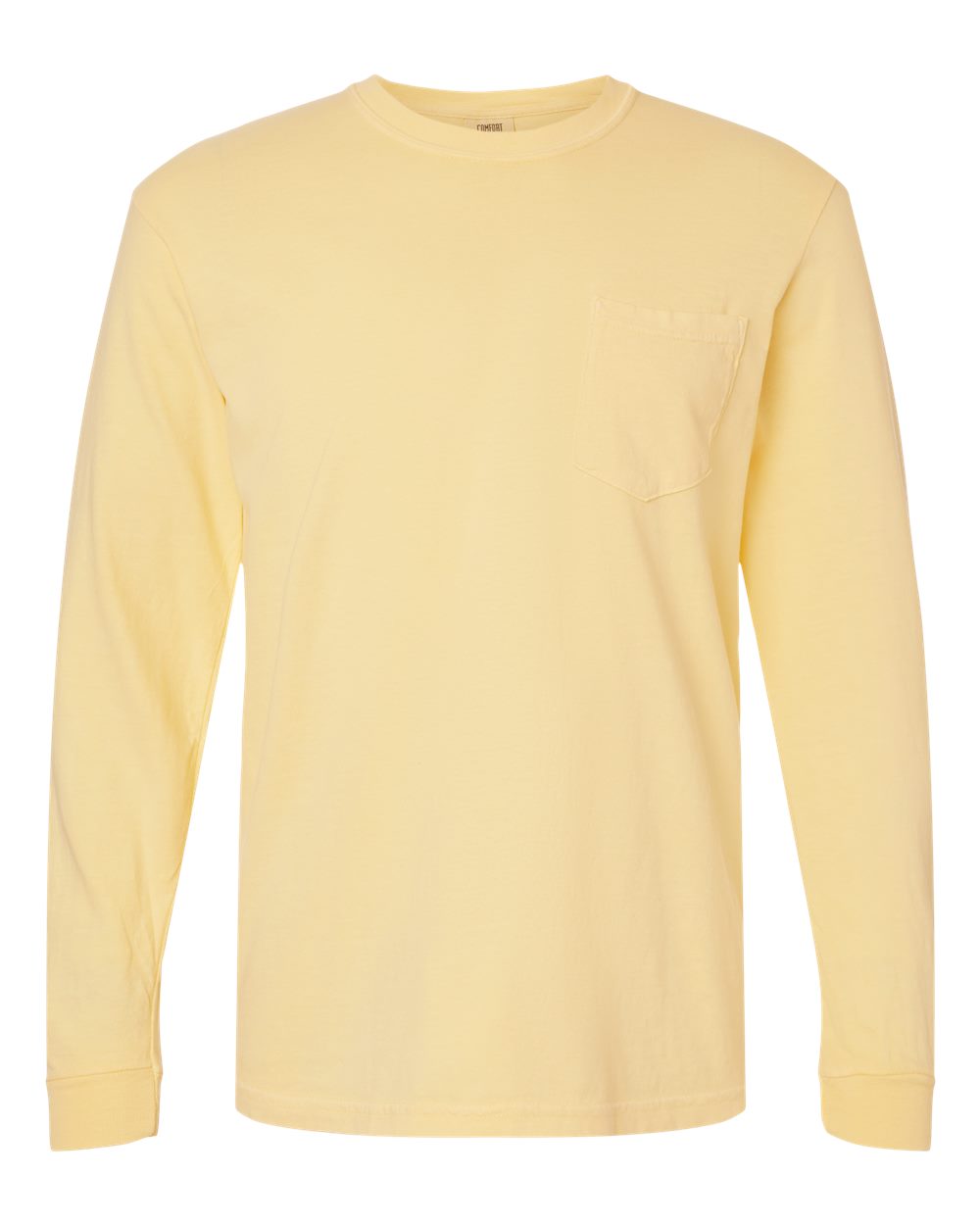 Comfort Colors 4410 Garment-Dyed Long Sleeve Pocket Tee – Custom Embroidered