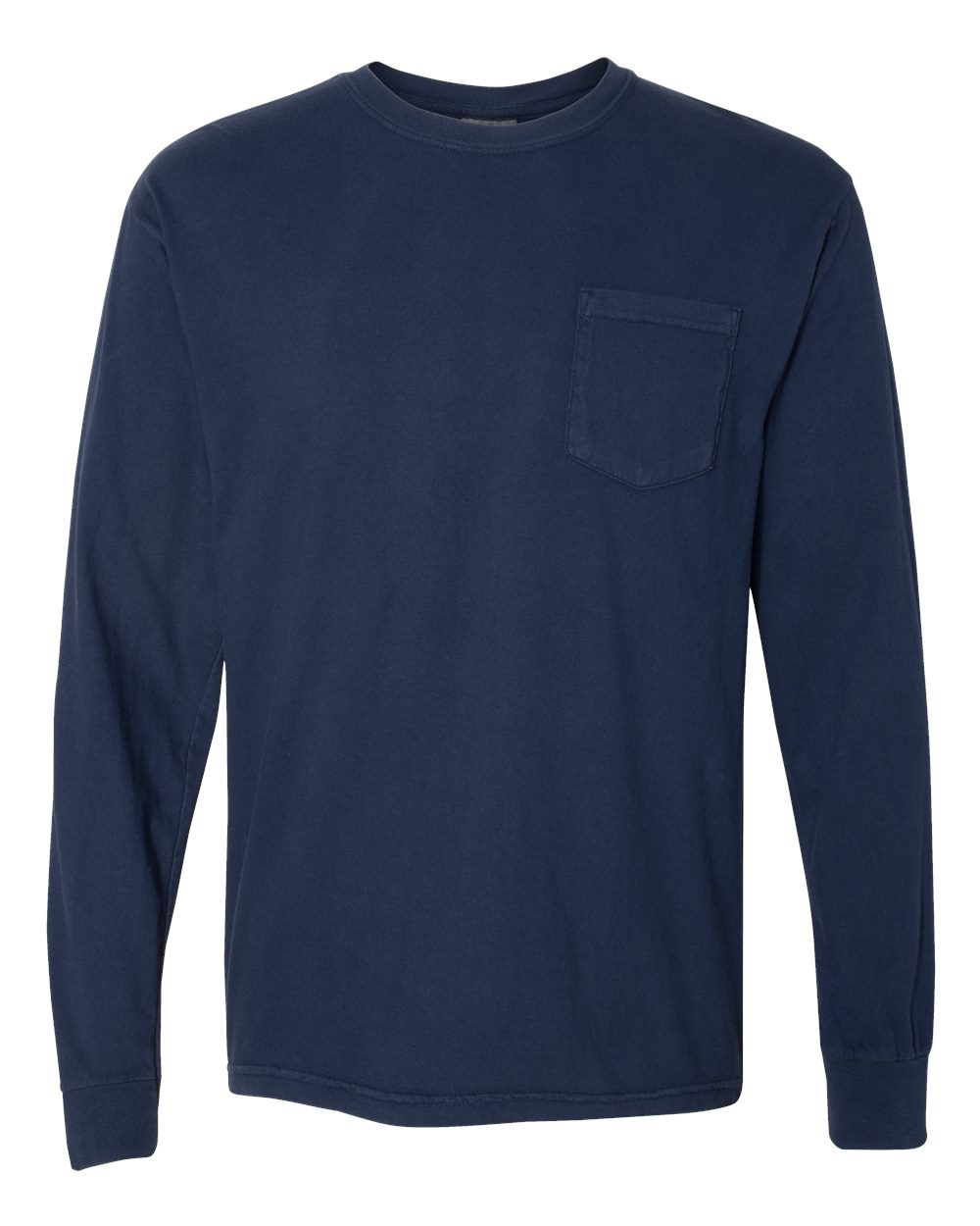 Comfort Colors 4410 Garment-Dyed Long Sleeve Pocket Tee – Custom Embroidered