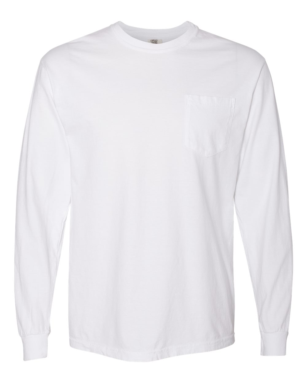 Comfort Colors 4410 Garment-Dyed Long Sleeve Pocket Tee – Custom Embroidered