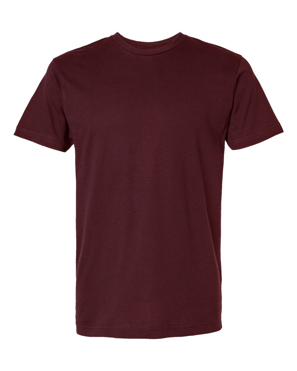 LAT 6901 Fine Jersey Tee – Maroon