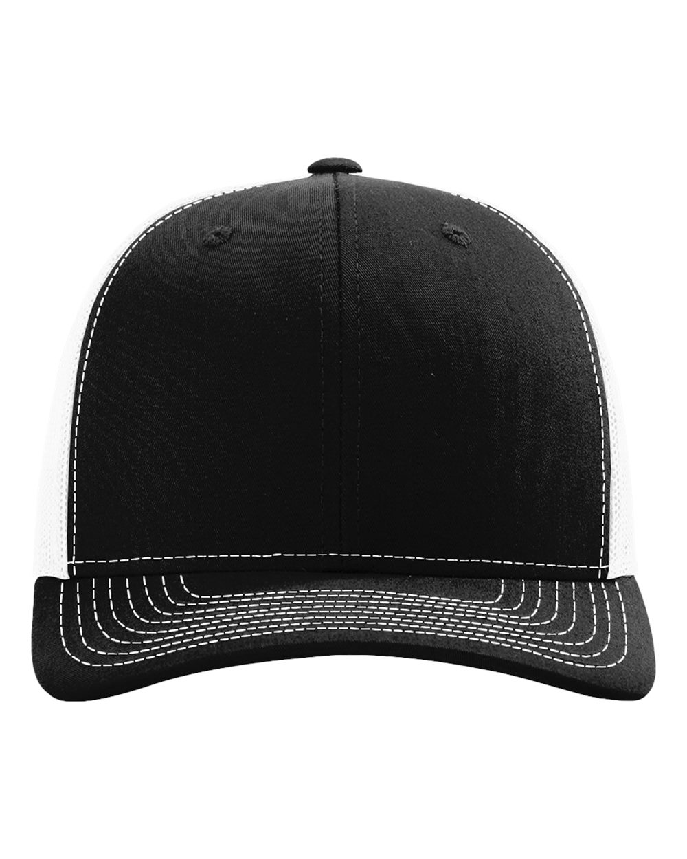 Richardson 112 Trucker Hat – Black/White