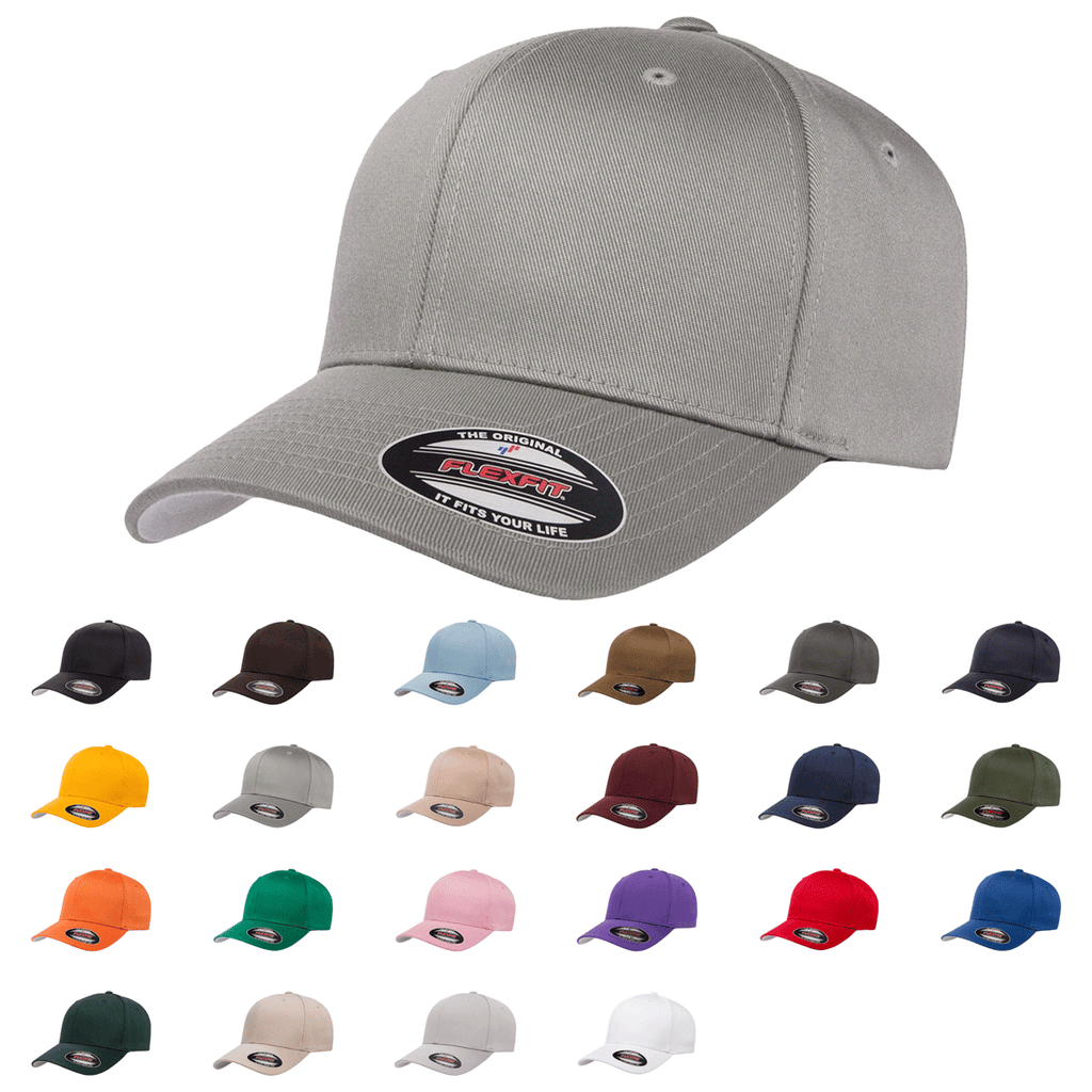 Flexfit 6277 Wooly Combed Fitted Cap – Custom Embroidered