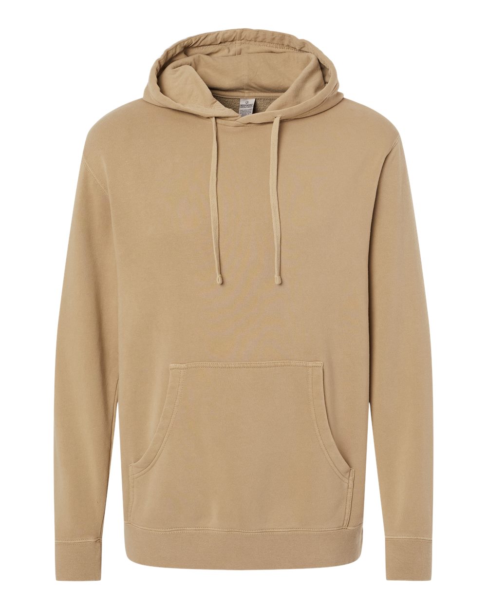 Independent Trading Co. PRM4500 Midweight Pigment-Dyed Hooded Sweatshirt – Pigment Sandstone