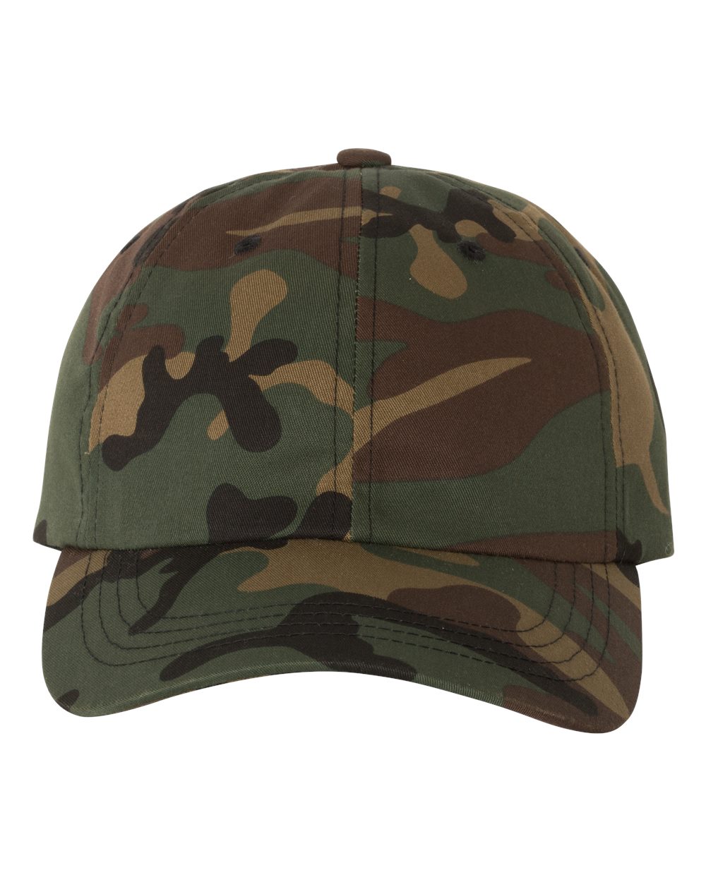 Yupoong 6245CM Classic Dad Cap – Green Camo