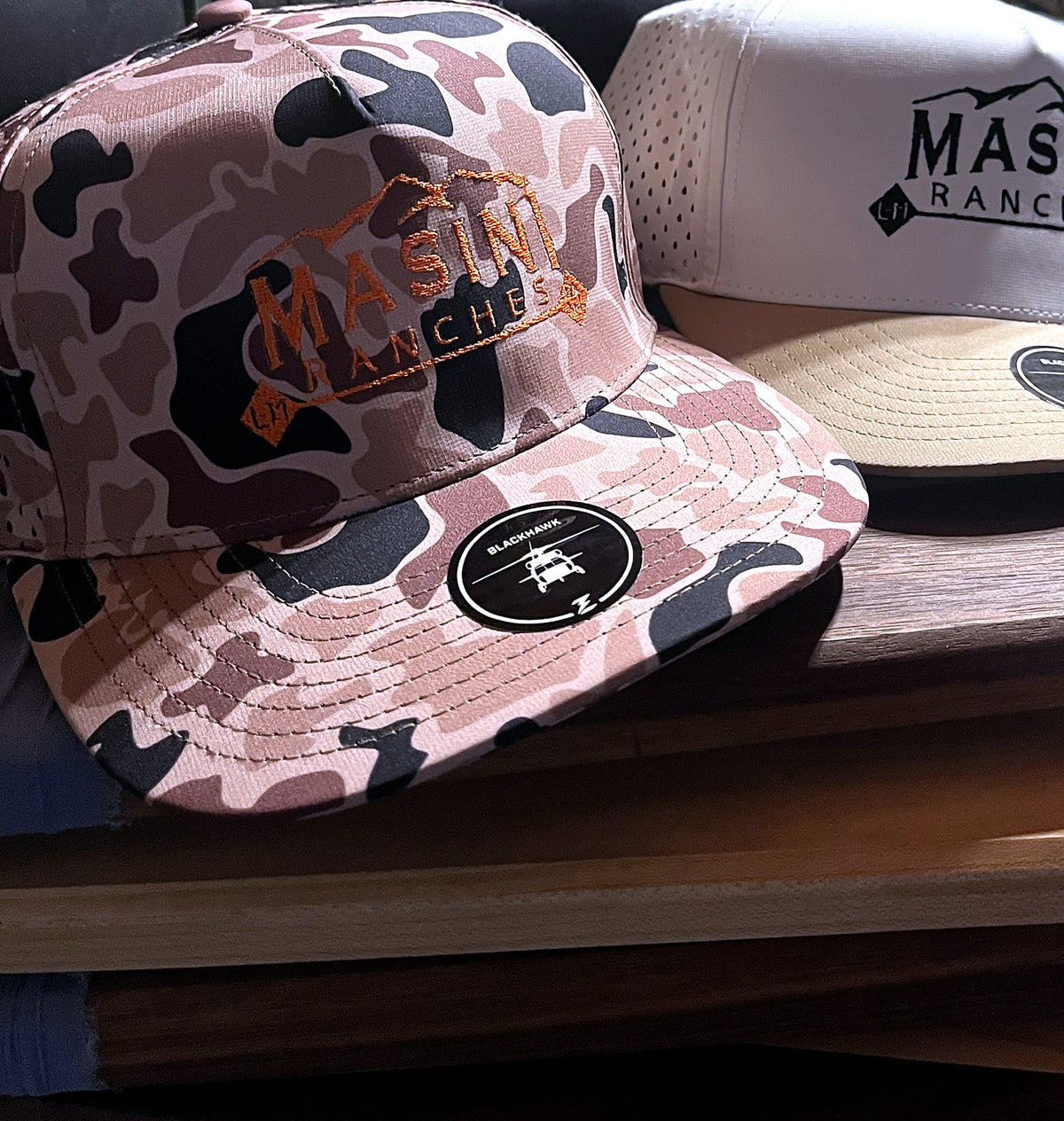 Chop10 custom embroidered hats