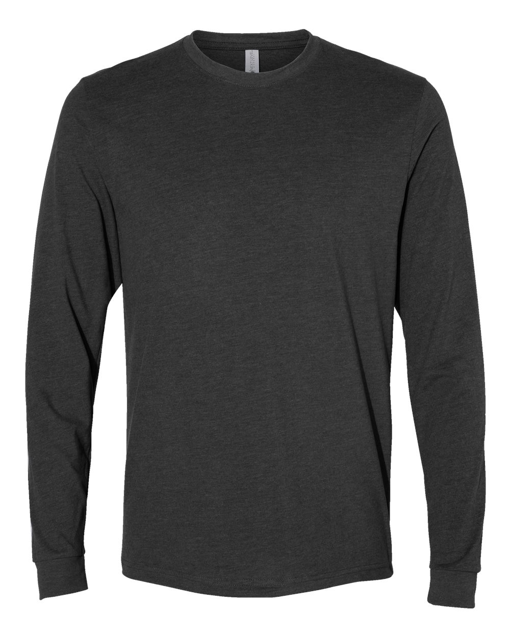 Next Level 6411 Sueded Long Sleeve Tee – Heather Charcoal