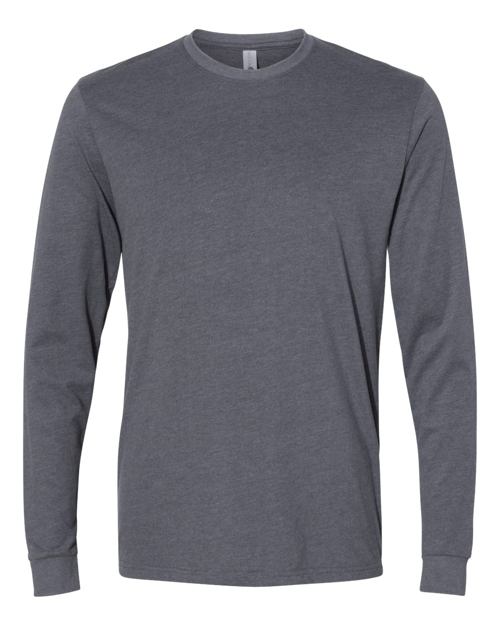 Next Level 6411 Sueded Long Sleeve Tee – Heather Metal