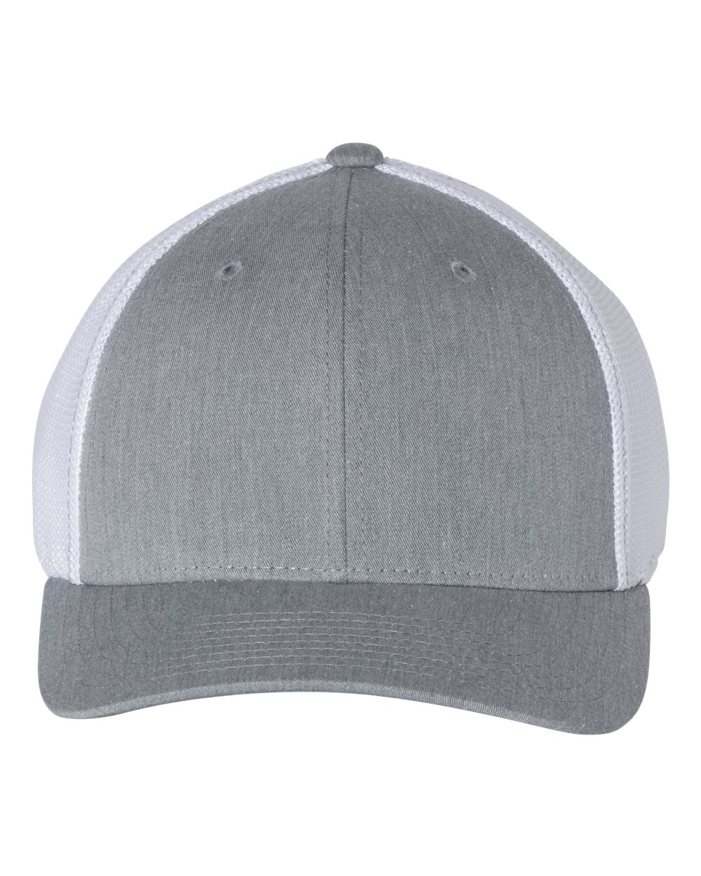 Richardson 110 R-Flex Trucker Cap – Heather Grey/ White