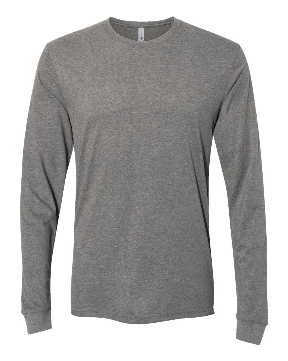Next Level 6411 Sueded Long Sleeve Tee – Dark Heather Grey