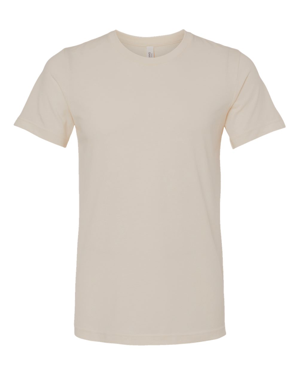 BELLA+CANVAS 3001CVC Heather Jersey Tee – Custom Embroidered