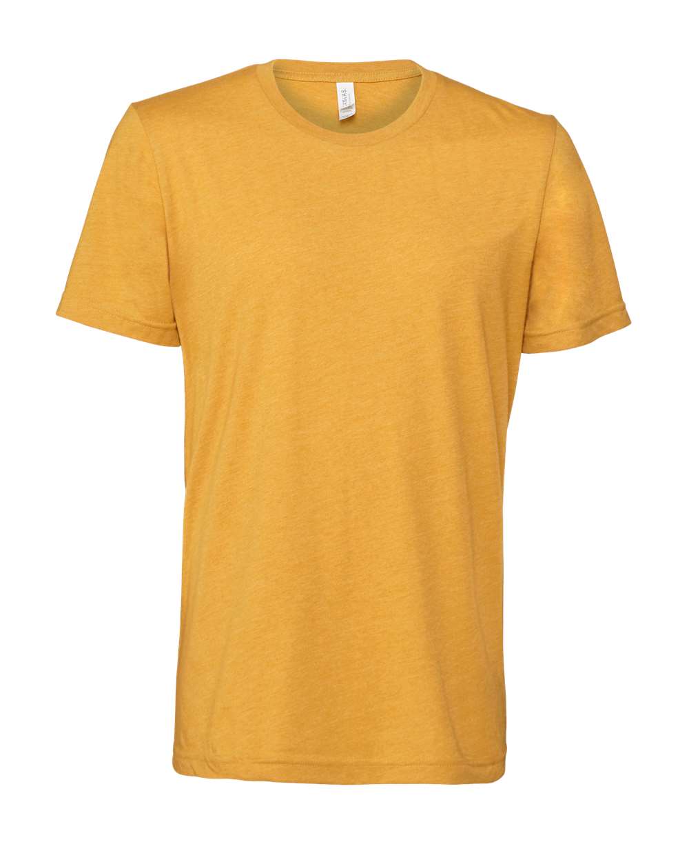 BELLA+CANVAS 3001CVC Heather Jersey Tee – Custom Embroidered