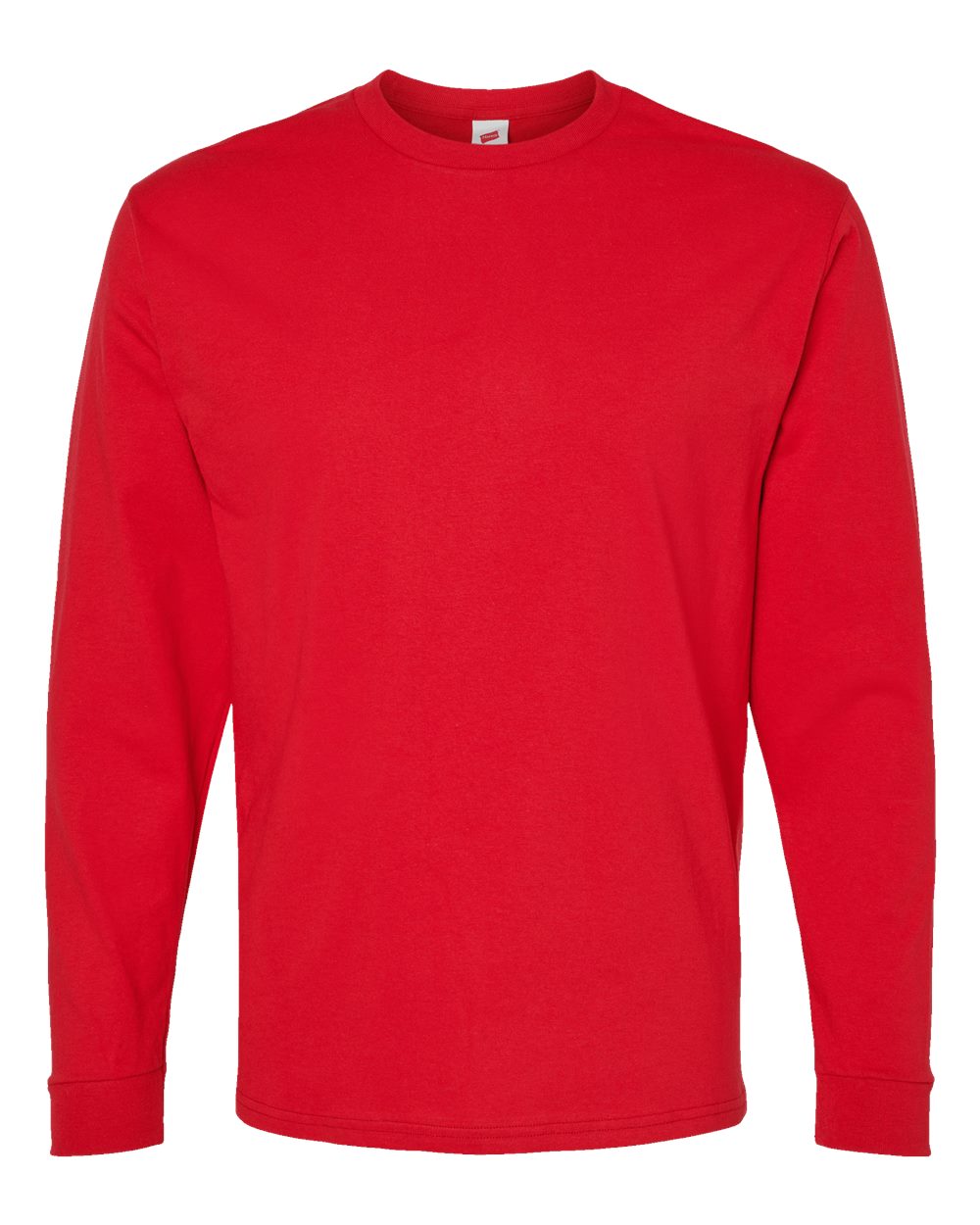 Hanes 5286 Essential-T Long Sleeve T-Shirt – Athletic Red