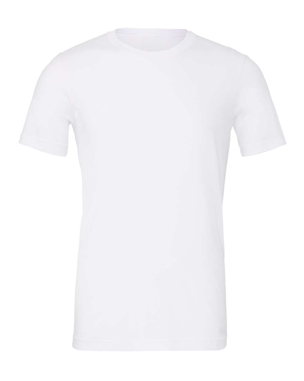 BELLA+CANVAS 3001CVC Heather Jersey Tee – Custom Embroidered