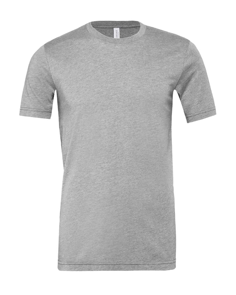 BELLA+CANVAS 3001CVC Heather Jersey Tee – Custom Embroidered