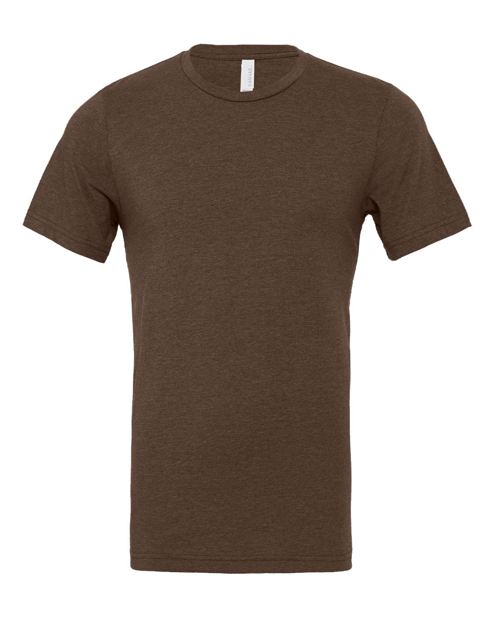 BELLA+CANVAS 3001CVC Heather Jersey Tee – Custom Embroidered