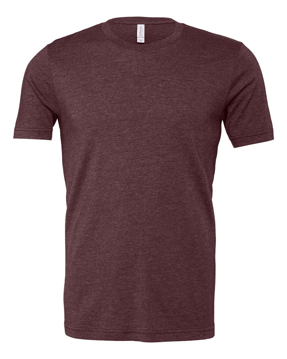 BELLA+CANVAS 3001CVC Heather Jersey Tee – Custom Embroidered