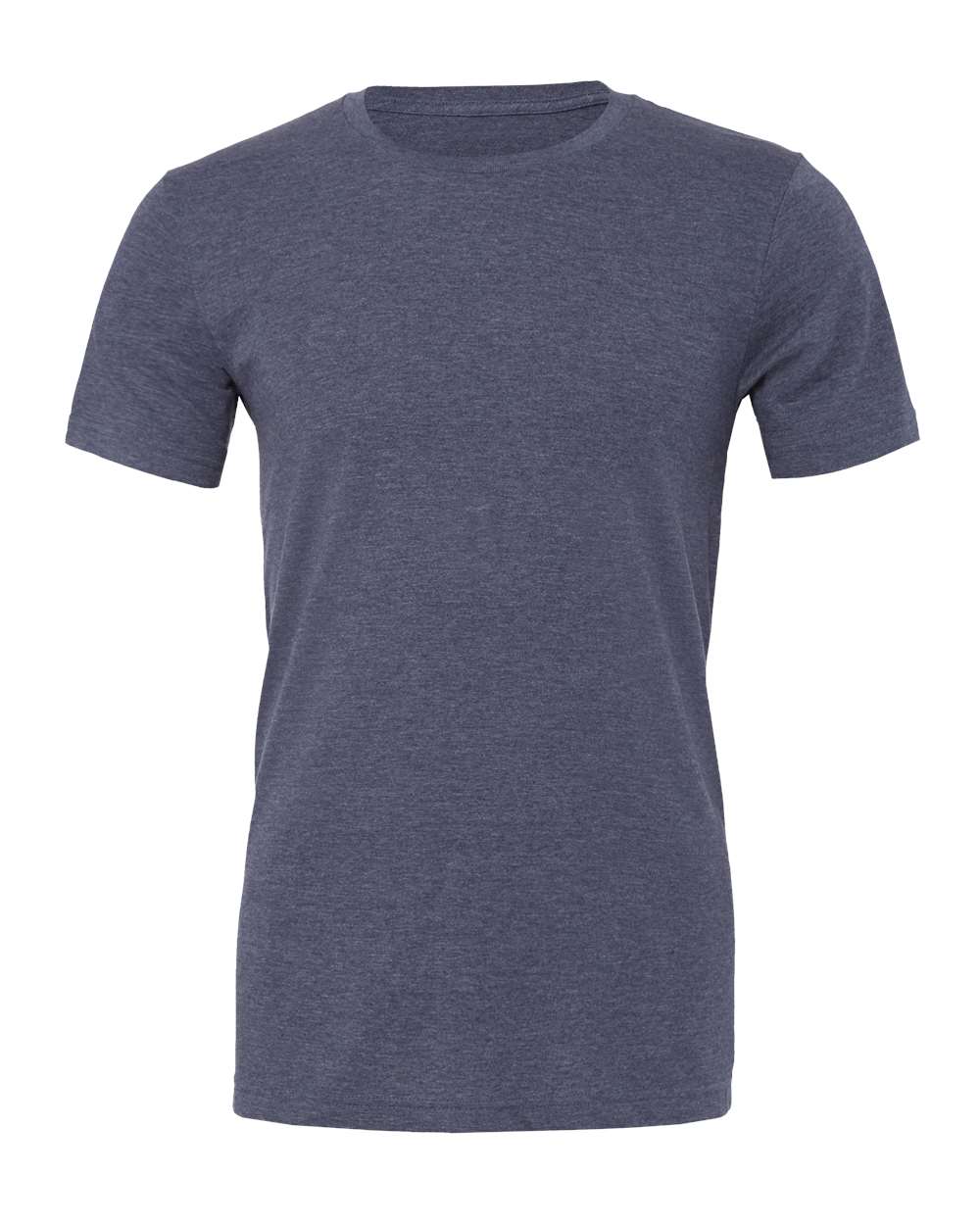 BELLA+CANVAS 3001CVC Heather Jersey Tee – Custom Embroidered