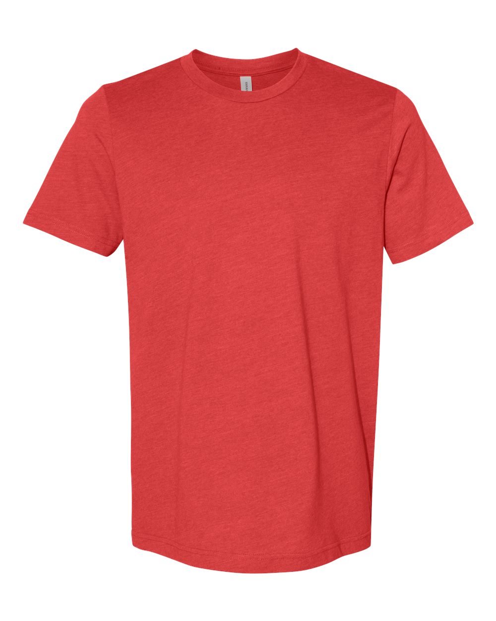 BELLA+CANVAS 3001CVC Heather Jersey Tee – Custom Embroidered