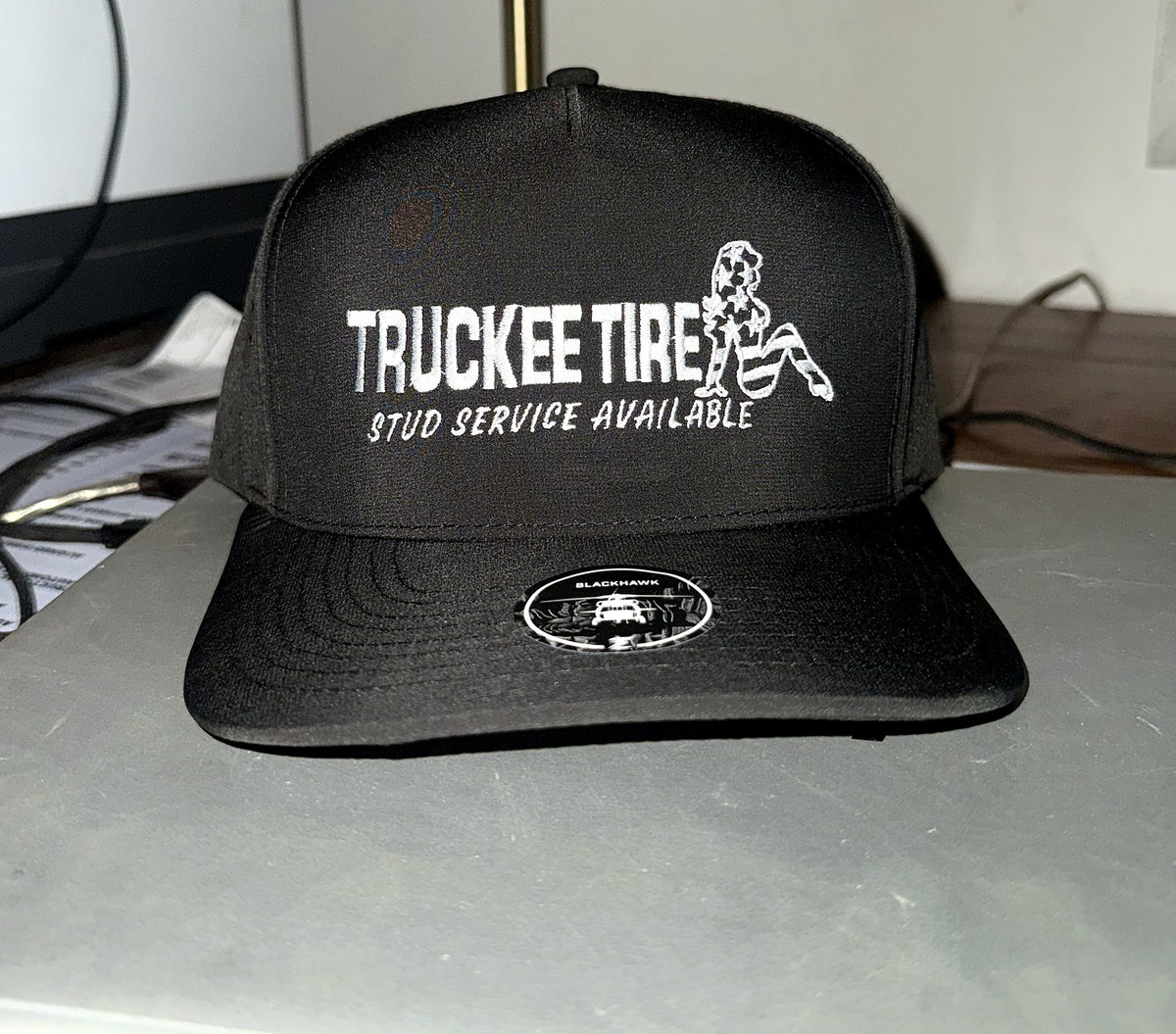 Truckee Tire custom embroidered hat