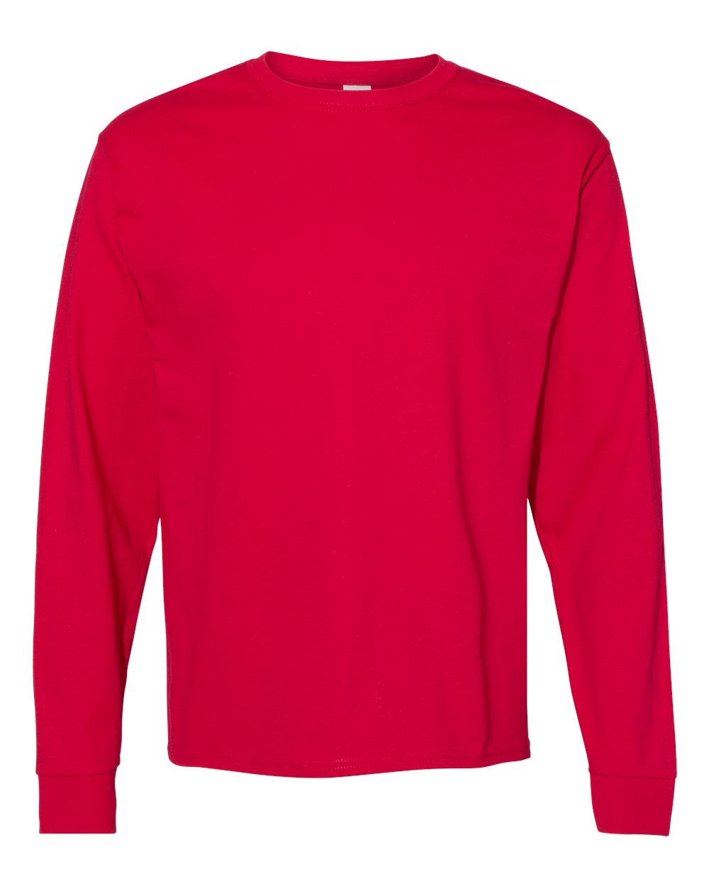 Hanes 5286 Essential-T Long Sleeve T-Shirt – Deep Red