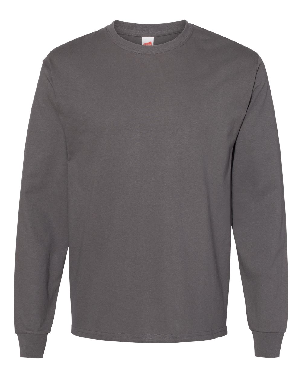 Hanes 5286 Essential-T Long Sleeve T-Shirt – Smoke Grey