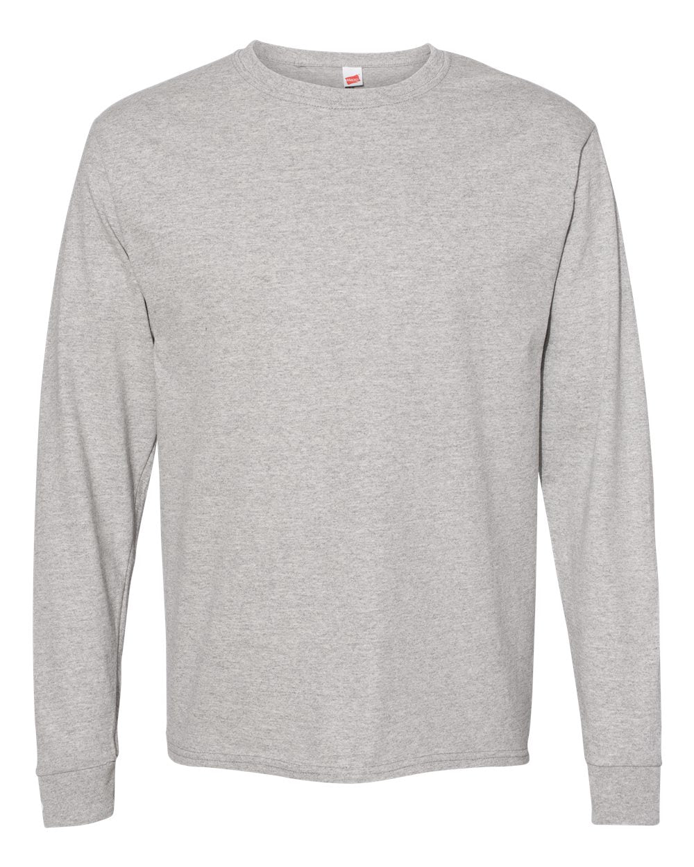 Hanes 5286 Essential-T Long Sleeve T-Shirt – Oxford Grey