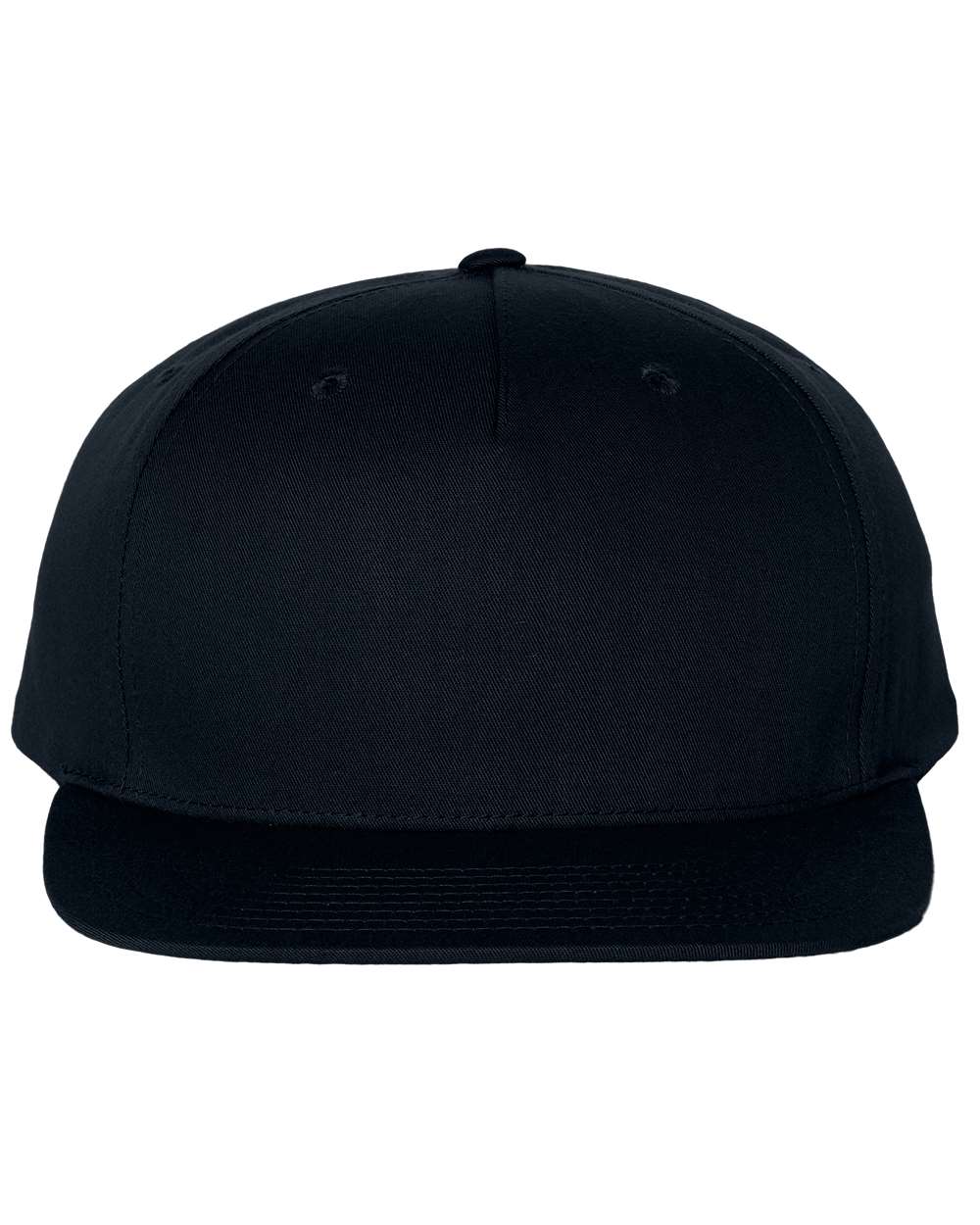 Richardson 255 Pinch Front Structured Snapback Trucker Cap – Black